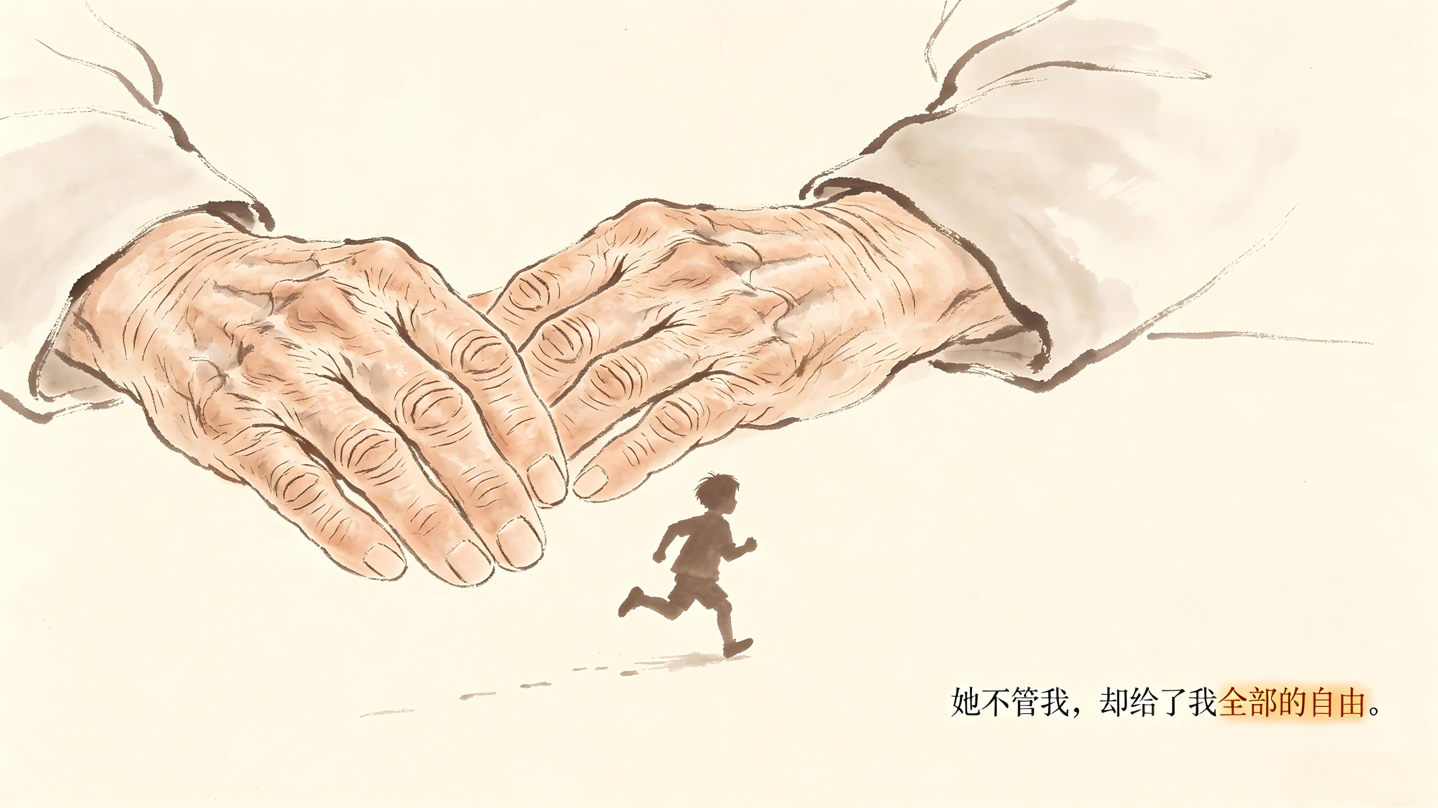 奶奶的自由教育:不管却给自由